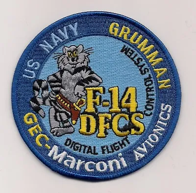 USN F-14 TOMCAT DFCS Patch DIGITAL FLIGHT CONTROL SYSTEM • $5.99