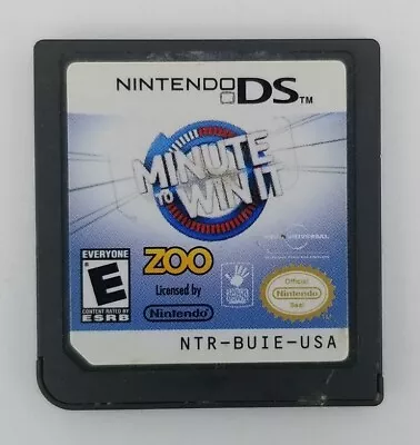 Minute To Win It (Nintendo DS 2010) TESTED WORKS • $4.49