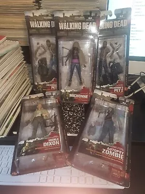 Walking Dead Mcfarlane Toys All 5 Figures From Series 3 • $50