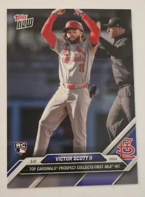 2024 Victor Scott II Topps Now RC Lot Of 5 #26 St Louis Cardinals • $23.99