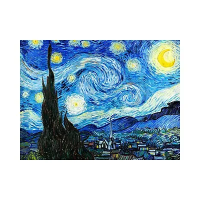 Vincent Van Gogh The Starry Night Vintage Print-FREE US SHIPPING • $14.29