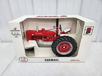 1/8 Scale Models Farmall Super H Toy Tractor In Box 2001 Show Max Armstrong IH • $799.99