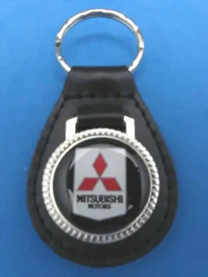 Mitsubishi Auto  Leather Keychain Key Chain Ring Fob #043 • $17.99