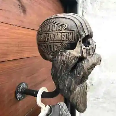 Wall Mount Motorcycle Skull Helmets Holder Skull Helmets Holder Wall Mounted • $39.99