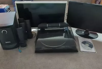£1 • Buy Bundle Job Lot LG Monitor JVC TV With DVD Dell Home Theater Speaker System Etc