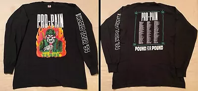 Pro-Pain 1994 Vtg Tour T Shirt XL Cro-mags Biohazard Madball Sworn Enemy Terror • $125
