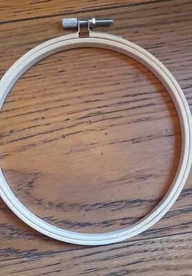 6 Inch Wooden Embroidery HoopBamboo Circle • £2.99