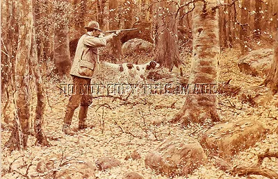 Antique Photo 8x10 Reproduction A B Frost Photograph Print Grouse Hunting 2 • $11.99