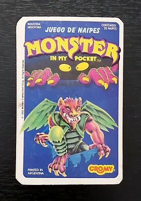 Monster In My Pocket - Vintage 1992 Cromy Cards - Argentina • $75