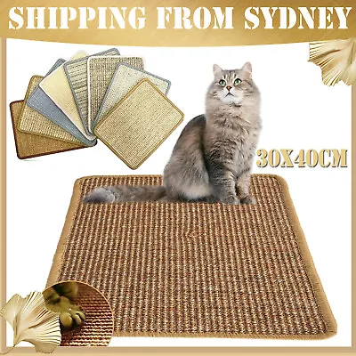 $14.99 • Buy Sisal Cat Scratcher Board Scratching Post Mat For Climbing Tree Pad Cooling Mat