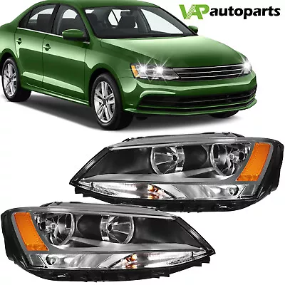 For 2011-2018 Volkswagen Jetta Headlights Left + Right Side Replacement Headlamp • $100.99