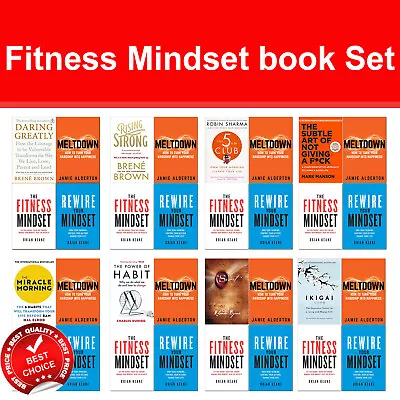 Fitness Mindset Rewire Your Mindset Meltdown 4 Books Collection Set NEW Pack • £8.99