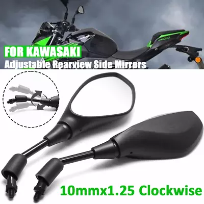 Adjustable Rearview Mirror For KAWASAKI VERSYS 650 1000 VERSYS-X 300 250 KLR650 • $39.76