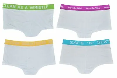 £4.99 • Buy Disposable Womens Girls Knickers Festivals Travel Boxer Short Pants Boyshorts