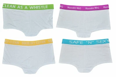 £4.99 • Buy Disposable Womens Girls Knickers Festivals Travel Boxer Short Pants Boyshorts