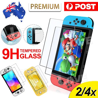 Up To 4X For Nintendo Switch/Switch OLED/Lite Tempered Glass Screen Protector • $3.95