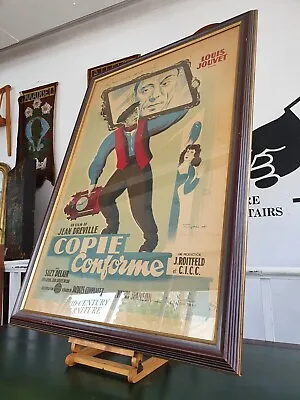 £295 • Buy Original Framed 1940s French Film Poster. Vintage/Antique/Mid Century