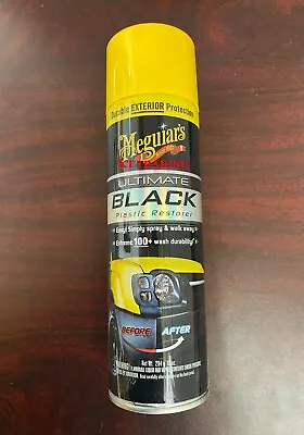 Meguiar's ULTIMATE BLACK Plastic Trim Vinyl Restorer ~ Durable Protection 10oz • $19.95