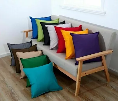 18'' X 18'' Waterproof Garden Cushion Covers Furniture Outdoor Indoor Seats Cush • £4.95