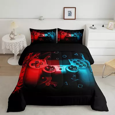 Gamer Comforter Set Twin Size Video Game Bedding Set For Boys Teens All Season G • $55.99