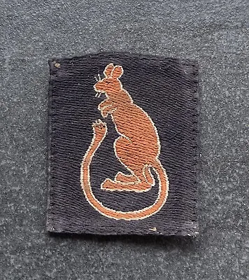 Genuine WW2 7th Armoured Division Formation Sign Brabant Weave • £22