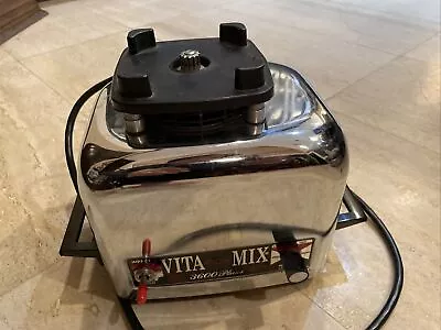 Vintage VITAMIX 3600 Plus Stainless Steel Blender - Working MOTOR BASE ONLY 642X • $41.80