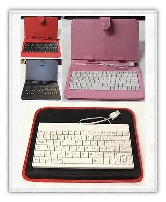  Tablet Case Sleeve / Pouch / Cover + USB / Android Key Board - Multiple Choices • $4.49
