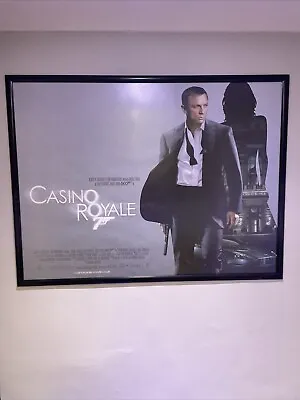 James Bond Casino Royale Original Cinema Quad Poster 40x30 Rare  • £119