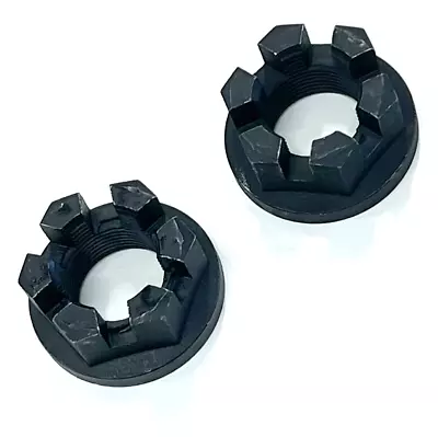 Rear Axle Castle Nuts Flanged Forged Pair - Fits Bug T-3 GHIA S/B - 311 501 221 • $16.95