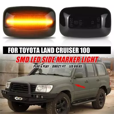 LED Indicator Guard Repeater Light Flasher For Toyota Land Cruiser 100 Series • $19.99