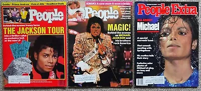 1984 PEOPLE MAGAZINE Lot-MICHAEL JACKSON-May 7 July 23 People Extra Nov/Dec • $17