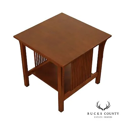 $1295 • Buy Stickley Mission Collection Oak Square Lamp Table