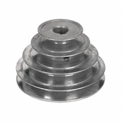 $62 • Buy CONGRESS 5/8  Or 1/2  Fixed Bore 4 Groove Stepped V-Belt Pulley SCA500-4X062KW
