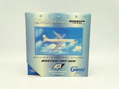 $60.97 • Buy Gemini Jets 1/400 - Aircraft Boeing 707 320 Malaysia Singapore Airlines