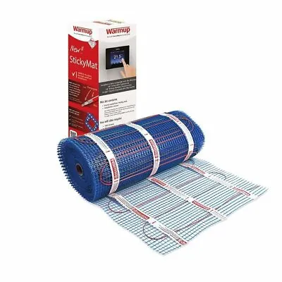 Warmup Electric Underfloor Heating 200w Sticky Mat Kit - Thermostat Choice • £58.99