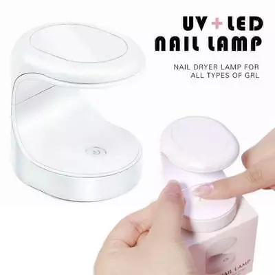 Mini UV LED Nail Lamp Portable Nail Dryer Machine Single Finger Curing Lamp • $9.69