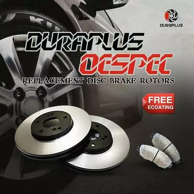 [Front OESpec Brake Rotors Ceramic Pads] Fit 98 99 Mitsubishi Eclipse AWD • $135