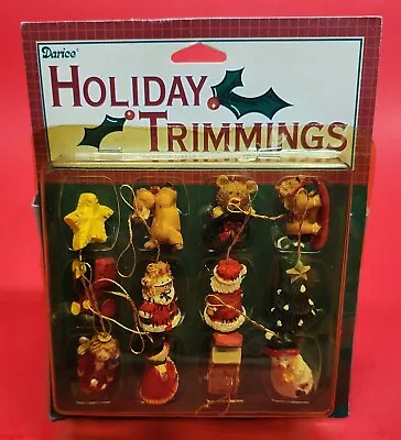 Darice Holiday Trimmings Miniature Unique Resin Christmas Ornaments 12 Piece • $17.88