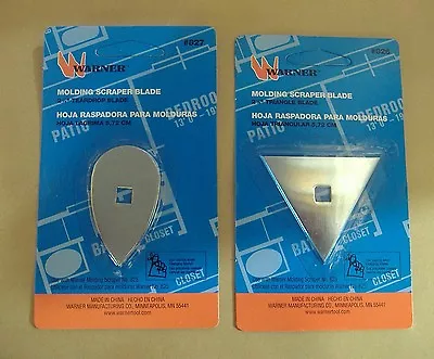 Lot Of Two Warner Molding Scraper Blades Paint Putty Removal • $6.89