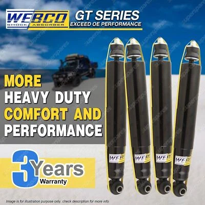 Front + Rear Webco HD Pro Shock Absorber For MITSUBISHI PAJERO NH NJ NK NL Wagon • $272