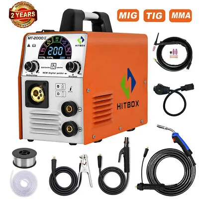 4 IN 1 MIG Welder 110V 220V Dual Volt Inverter MMA / Lift TIG Welding Machine • $194.99