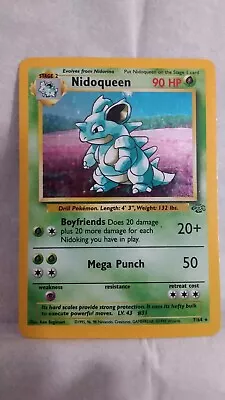 Pokémon TCG Nidoqueen Jungle 7/64 Holo Unlimited Holo | Dragon Cave Magic • $10