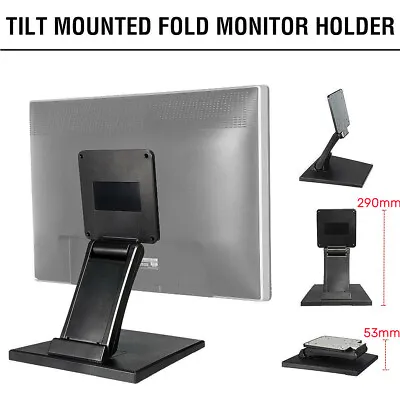 £18.89 • Buy 10''-27'' VESA LCD Monitor Holder Tilt Wall Mounted Bracket Fold Screen Display