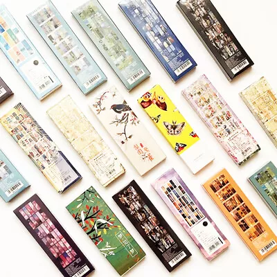 £3.99 • Buy 30pc Flowers Birds Animals Landscape Seaside Moon Sky Cute Bookmarks For Books