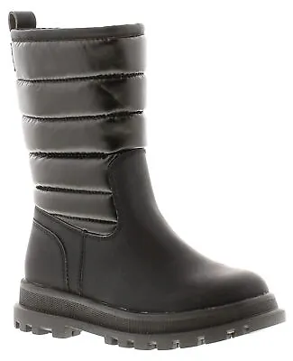 £29 • Buy Buckle My Shoe Springfield Girls Long Boots Black 10 - 5 UK Size