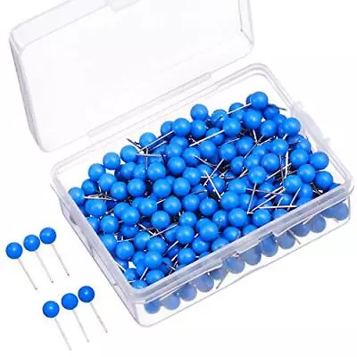 500 Pack Map Push Pins Map Tacks Small Size (Blue 1/8 Inch) • $14.76