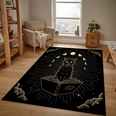 Cat Tarot Rug Moon Tarot Rug Tarot Art Card Rug Tarot Card Rug Tarot Rug • $29