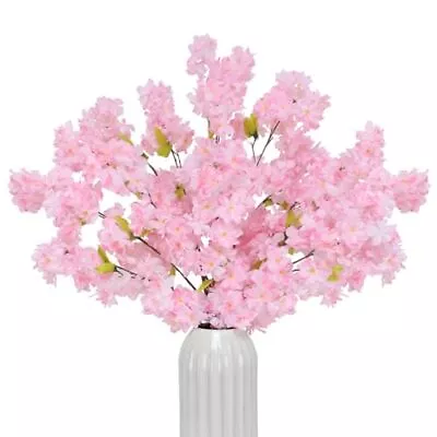 4Pcs Artificial Cherry Blossom Branches42.52” Long Stems Fake Silk Flowers Bo... • $38