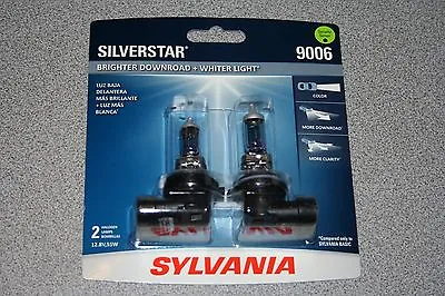 Sylvania Silverstar 9006 Pair Set High Performance Headlight Bulbs NEW • $23.99