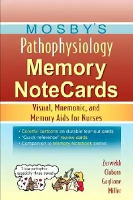 Mosby's Pathophysiology Memory Notecards: Visual Mnemonic And Memory AIDS For • $8.58